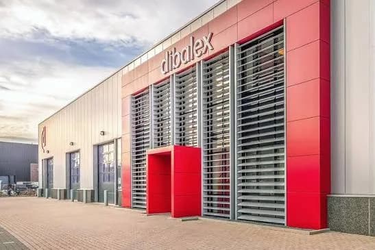 Het bedrijfspand van Dibalex